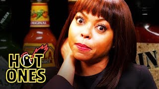 Taraji P Henson Needs a Stunt Double to Eat Spicy Wings  Hot Ones [upl. by Shanleigh]