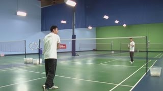 The Smash Shot in Badminton  Badminton [upl. by Eiddal]