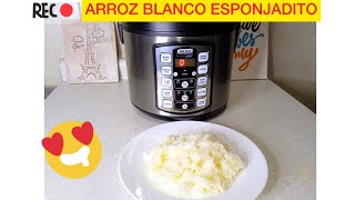 Arroz blanco en olla arrocera aroma  Laura recetas y más [upl. by Mirna513]