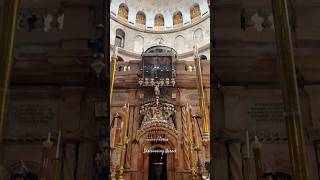 The Aedicule in the Church of the Holy Sepulchre Jerusalem Israel 2024 [upl. by Anitaf]