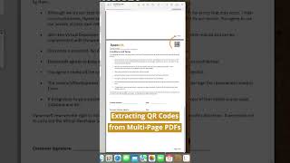 Reading QR Codes from MultiPage PDFs [upl. by Caroline]