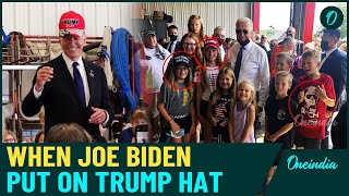 Biden Shocks United States Dons Trump 2024 Hat In Pennsylvania Internet Says Hes MAGA Now [upl. by Mccutcheon]