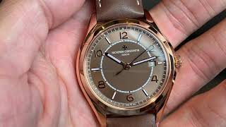 優閒正庄錶Vacheron Constantin fifty six 4600E000RB576 rose gold好似鋼比貴金屬普及的入門款～ [upl. by Timus]