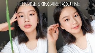 TEENAGE SKINCARE ROUTINE  Nuria Ma [upl. by Oinesra]