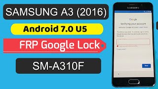 Samsung A3 2016 FRP Bypass U5 Android 70  Samsung SMA310F Remove Google Account  DM REPAIR TECH [upl. by Holey360]