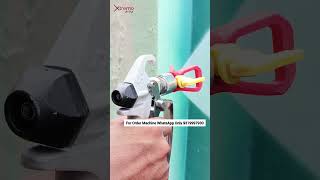 Causes Of Spray Distance Using Airless Paint sprayer airless paintsprayer airlesssprayer Putty [upl. by Neo832]