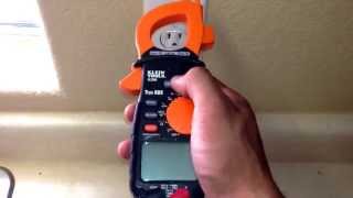 How to use a Klein Tools Multimeter SIMPLE [upl. by Ahselak]