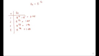 Determine whether the sequence converges or diverges If it converges find the limit ane1 … [upl. by Ellehcyar]