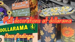 Fall home decorations at Dollarama Canada and some new findings  Autumn 🍂 home reset [upl. by Nichy]