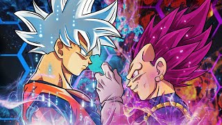 Ultra Instinct Goku vs Ultra Ego Vegeta Battle  God vs God [upl. by Amelita]