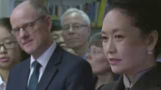 Ministers visit to school to see Mandarin in action  with Madame Peng Liyuan [upl. by Anirbaz]