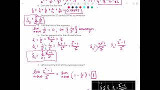 Calculus II 92 Series and Convergence Part 2 Lecture and Examples [upl. by Balcer]