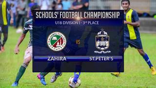 Penalty Shootout  StPeters College v Zahira College  U18 Div I 3rd Place [upl. by Ycrep443]