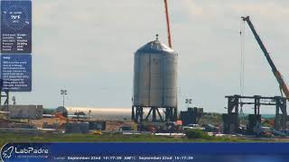 SpaceX Starship assembly 24h timelapse 20200922 [upl. by Miguel846]