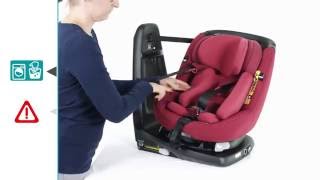 Bébé Confort  Come rimuovere e lavare la fodera di AxissFix Plus [upl. by Yeleek]