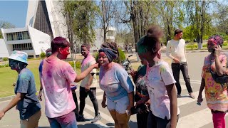 Holi celebration in punjabi university patiala 2024 [upl. by Ettevroc548]