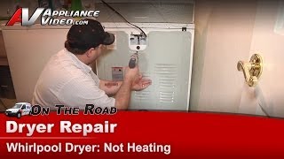 Whirlpool Dryer Repair  Not Heating  Thermostat [upl. by Akiras]