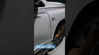 STEAM WASHING WORK STEAM CLEAN carcleaningservice carmaintenance detailing [upl. by Ekalb]