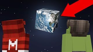 CONSEGUIMOS CHEGAR ATÉ O PLANETA TERRA 🌎😂  MINECRAFT [upl. by Culliton]