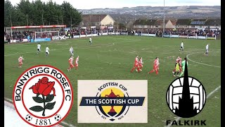 Bonnyrigg Rose vs Falkirk  Scottish Cup  Manager Interview 200124 [upl. by Kwon940]