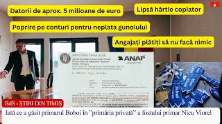 Iată ce a găsit primarul Boboi în ”primăria privată” a fostului primar Nicu Viorel [upl. by Valerle687]