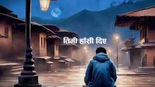 Bikki Khadka  TIMI HASI DIYE  Official Lyrical ANIMATED [upl. by Nibroc644]