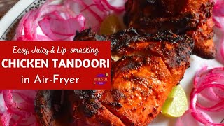 Tasty Lowcarb amp Juicy Tandoori Chicken in Airfryer  Indian Tandoori Airfryer chicken [upl. by Masterson16]