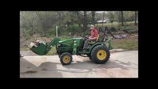 Lot 3 John Deere 2520 Diesel Powered Tractor Shows 1168 Hours On Meter With 200CX Loader Bucket [upl. by Azer]