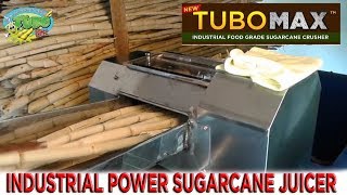 Light Industrial Sugarcane CrusherExtractorJuicer  TuboMax [upl. by Angelo]