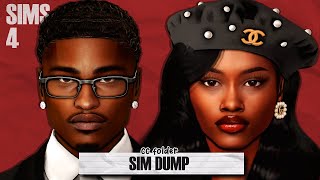 Rich Couple 💅  CC Folder amp Sims Download  Sims 4 Create a Sim [upl. by Bari374]