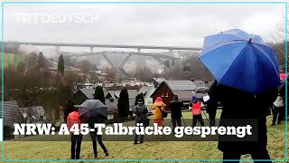 NRW A45Talbrücke gesprengt [upl. by Acinoreb998]