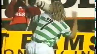 Henrik Larsson Celtic  21081999  Dundee 1x2 Celtic  1 gol [upl. by Reimer402]