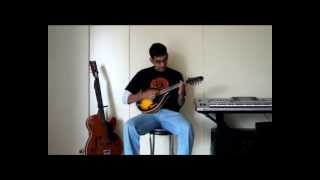 DDLJ Theme  Tujhe Dekha To Yeh Jana Sanam tune on Mandolin [upl. by Pomona286]