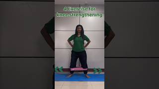 4 exercises for strengthening the knee Arogya physiotips kneepain kneeexercises [upl. by Biondo843]