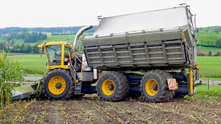 Flotter «Chäfer» EigenbauBunkerhäcksler von Bucher Erntetechnik AG [upl. by Nylirad]