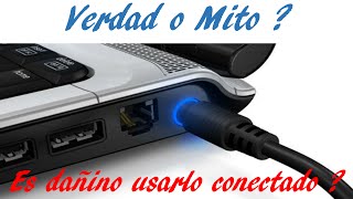 Usar la laptop con el cargador conectado es malo  Verdad o Mito [upl. by Rodoeht]