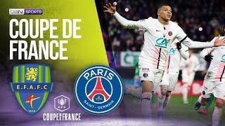 SC Feignies vs PSG  COUPE DE FRANCE HIGHLIGHTS  12192021  beIN SPORTS USA [upl. by Innaig]