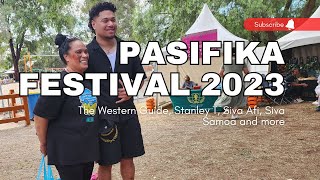 Pasifika Festival 2023  The Western Guide Siva Samoa Siva Afi Stanley T [upl. by Einaffets930]