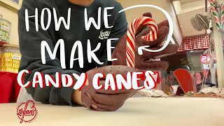 How We Make Peppermint Candy Canes ❤️‍🍬  Logans Candies [upl. by Maye307]