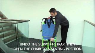 Evacuation Chair Instructional English Subtitles [upl. by Apul]