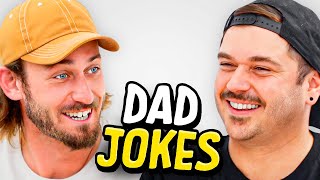 Dad Jokes  Dont laugh Challenge  Matt vs Pat  Raise Your Spirits [upl. by Niatsirt]