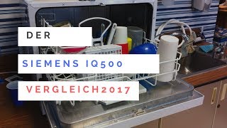 Siemens iQ500 Spülmaschine Geschirrspüler Vergleich Empfehlung 2017 [upl. by Keir]