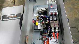 Generac automatic transfer switch explained demo [upl. by Sontag617]