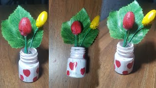 How to reuse old paint bottle 😍  Home Decoration ideas 💡 [upl. by Lugo925]