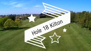 Fly Kilton Forest Golf Course Hole 18 [upl. by Enelkcaj]