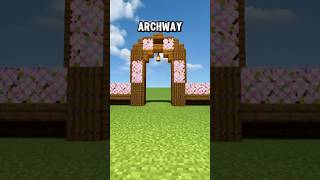 Archway🪵🌸 minecraft foryou fyp minecraftshorts minecrafttutorial minecraftbuilds [upl. by Atineb590]