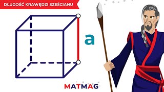 Sześcian  długość krawędzi sześcianu📏 MATMAG ⭐ [upl. by Kroll766]