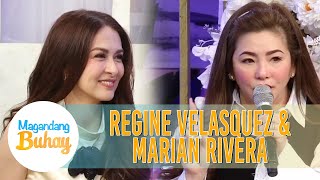 Regine talks about how strong Marians personality is  Magandang Buhay [upl. by Aratal18]