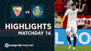 Resumen de Sevilla FC vs Getafe CF 21 [upl. by Ylurt]