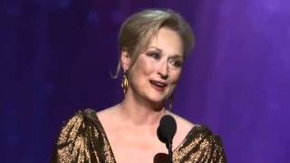 Meryl Streep Wins Best Actress  84th Oscars 2012 [upl. by Nyrtak783]